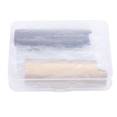 Imagem de Conjunto de suporte de capa de isqueiro de metal, elegante, durável, liga de zinco, protetor de isqueiro para festas de viagem ao ar livre, preto, dourado, prata, 8 cm, 3 pacotes