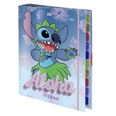 Imagem de Fichário Stitch Universitário com Elástico - Dac