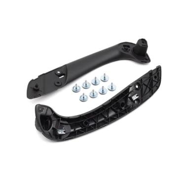 Imagem de Maçaneta interna dianteira esquerda direita do carro com tampa compatível com Renault Megane 3 III 2008-2016/Fluence 2009-2015 809600015R 197012651(Inner handle-Black 2)