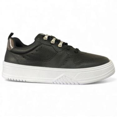 Imagem de Tênis Ramarim Flatform Casual Feminino Conforto e Estilo, Preto, 36