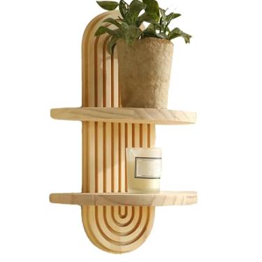 Imagem de Prateleira Boho - Estante De Livros Boho - Suporte Decorativo -Íris Moderno Para Velas, Estante De Livros Vintage Para Lavanderia Apartamento Entrada Armário Penteadeira Bar