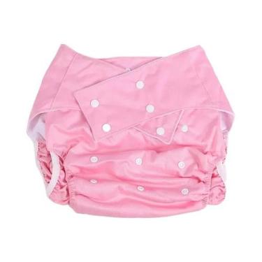 Imagem de Fralda Adulto Reutilizável Ajustável Impermeável Respirável Lavável Pa