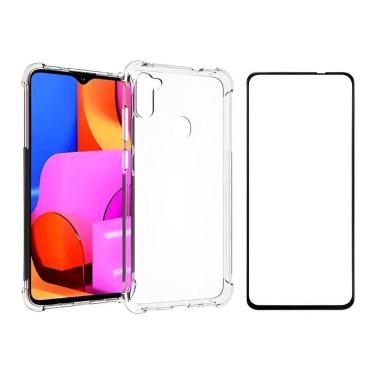 Imagem de 2X Capinha Capa Anti Impacto Para Galaxy A11 + Pelicula Co