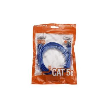 Imagem de Patch Cord Pluscable Cat5Epc-Ethu25Bl Cabo De Rede 2,5M.