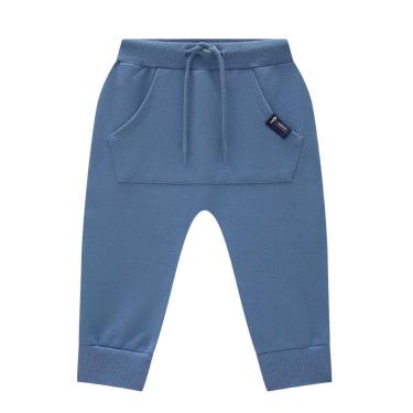 Imagem de Calça Jogger Moletom Sport Infantil Menino Onda Marinha-Masculino