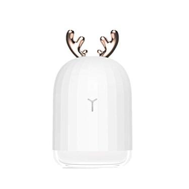 Imagem de Umidificador de Ar Difusor Óleo Essencial USB Diffusor com Lâmpada Noturna LED Neblina Ultra-Silenciosa Pesada Timer 4H