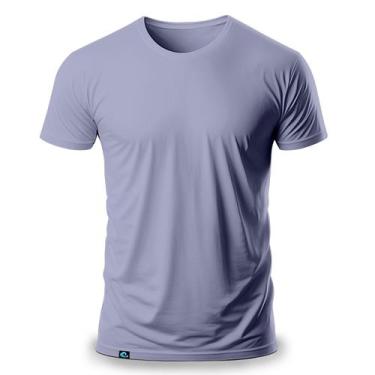 Imagem de Camiseta Masculina Lisa 100 Algodão Fio 30.1 Resistente Dia a dia Bási