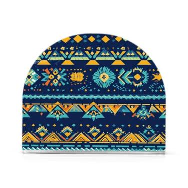 Imagem de xigua Suporte de guardanapo de acrílico, porta-guardanapos padrão de malha floral vintage para mesas cozinha restaurante decoração de casa, suporte decorativo moderno para guardanapos de coquetel de