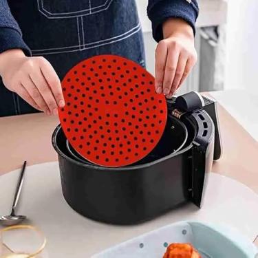 Imagem de Tapete Protetor Para Air Fryer Antiaderente Reutilizável Em Silicone