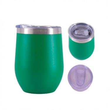 Imagem de Copo Térmico para Cerveja, 350mL, Isolamento por 4 Horas Gelado (Verde Escuro)