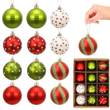 Imagem de 12PCS Ornaments Conjunto de Plástico Mate para Decorações Árvore Guirlanda Centro Mesa Mantel Janela Materiais DIY