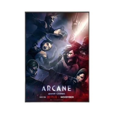 Imagem de Pôster Minimalista De Graffiti Da Série Jinx Arcane Temporada 2, Pintu