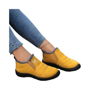 Imagem de Botas Femininas De Algodão, Outono Inverno, Quentes, Confortáveis, Ant