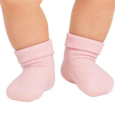 Imagem de Meia Bebê Recém-Nascido Selene, Rosa claro, 0 a 5 meses