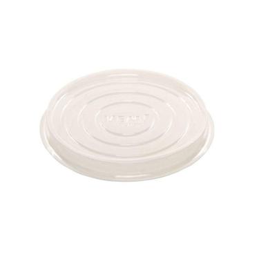 Imagem de Tampas Descartáveis Para Sopeira 350ml Natural Em Pvc Vem 1800un Tampa Descartável Para Sopeira 350ml Natural Em Pvc Vem