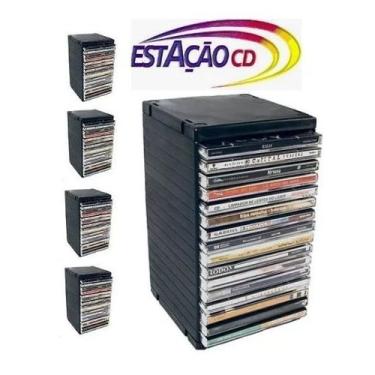 Imagem de 5 unid Porta Cd - Rack Newness Capacidade 16 Cds