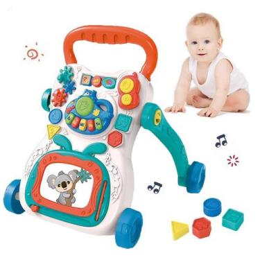 Imagem de Andador Empurrado Infantil Bebê Educativo Musical Interativo - MONISH,
