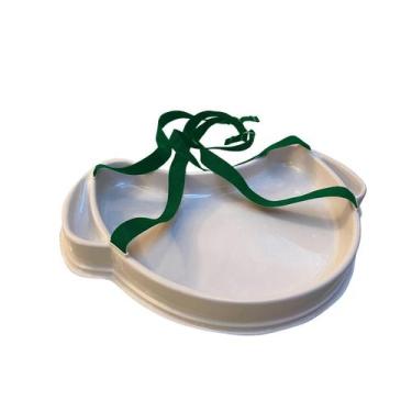 Imagem de Bandeja Degustação Meia Lua Com Alça Na Cor Verde - Balcão E Bandeja