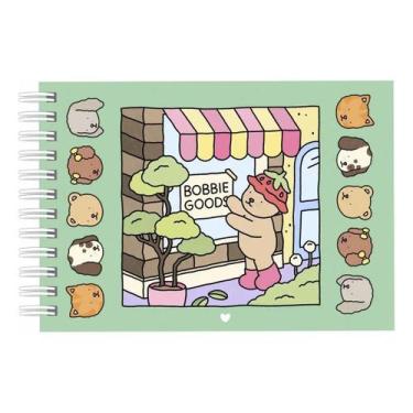Imagem de Livro De Colorir 50 Folhas Ursinho Bobbie Goods Verde - Flex