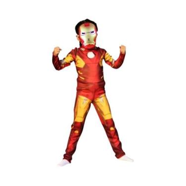 Imagem de Homem de ferro cosplay macacão vingadores super-herói halloween carnav