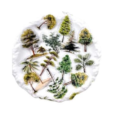 Imagem de 40 Adesivos De Material De Árvore JIANQI Quatro Estações Para DIY, Diá