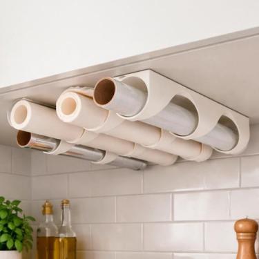 Imagem de Organizador De Rolos Sob Armario Cozinha - RELET