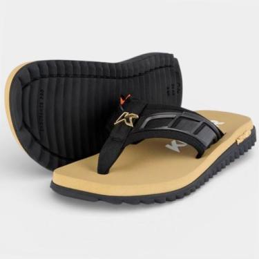 Imagem de Sandália Kenner Kivah Full Force Masculina - Bege e Preto - 42, 42