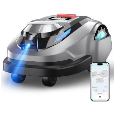 Imagem de Cortador de Grama Robô N1600 PRO YARDCARE Cinza Escuro – Mapeamento RTK+Visão, Navegação Avançada, Cobertura 1600 m²