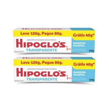 Imagem de Kit 2 Cremes Preventivo Contra Assaduras Hipoglós Transparente 120g