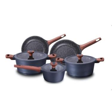 Imagem de Conjunto de Panelas 5 Peças Titanium MTA 8460 Revestimento Cerâmico An