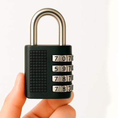 Imagem de Cadeado Senha Reajustável Resistente Ferrugem Ideal  Lockers Armários 