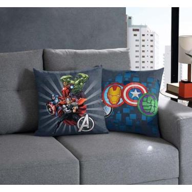 Imagem de Capa de Almofada Disney 45 x 45cm Bella Janela, Avengers