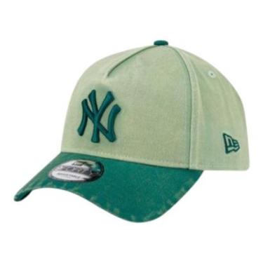 Imagem de Boné New Era 940AF 2 Shade Wash New York Yankees Verde-Masculino
