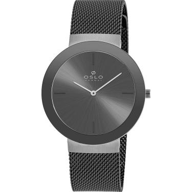 Imagem de Relógio Oslo Masculino Ref: Omtsss9t0022 P1gx Slim Mesh Bicolor