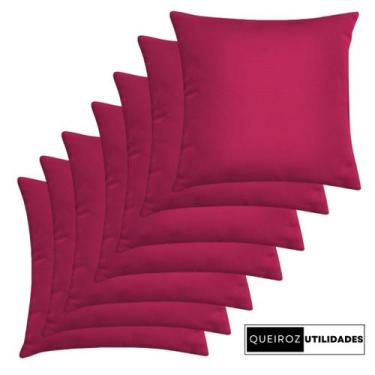 Imagem de Kit com 1 até 10 Capas de Almofadas: Pink / Rosa - 40x40 - Decorativa 