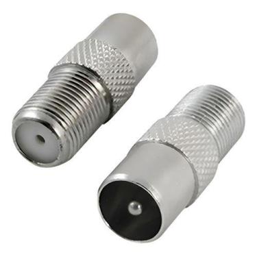 Imagem de Adaptador De Antena P/tv E Dvd Portátil Pino Europeu 50pçs Prata - Teb