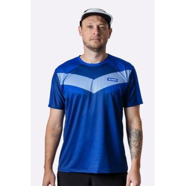 Imagem de Camiseta Dry Fit HUPI Bolide Masculina, Azul marinho, M