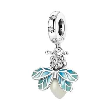 Imagem de Pingentes De Prata 925 Em Formato De Vaga-lume E Aranha Para Pulseiras