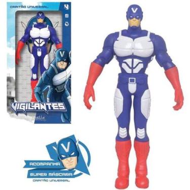 Imagem de Boneco Articulado Vigilante Azul - big foot - Mielle
