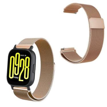 Imagem de Pulseira aço inoxidável para Redmi Watch 5 Active - 22mm - Genérica