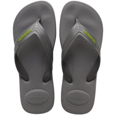 Imagem de Chinelo Havaianas Top Max Comfort Masculina - Cinza