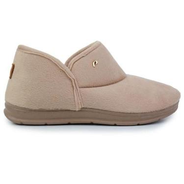Imagem de Pantufa Feminina Pegada Atoalhada Blusch Marrom - 266019, 37, Marrom