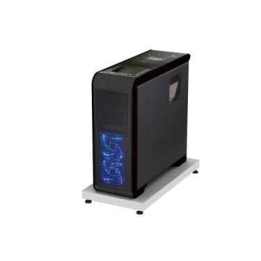 Imagem de Suporte para Cpu Gabinete Fixo Maciço Branco - Netmobil