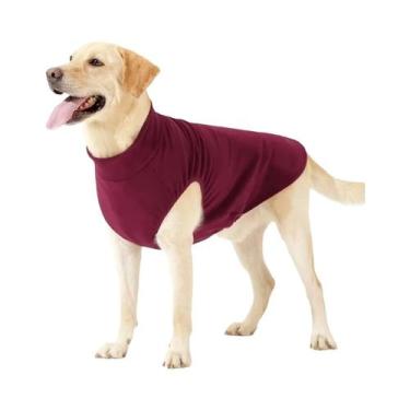 Imagem de Suéter Para Cães Em Cor Sólida, Confortável, Lavável, Leve E Elástico 