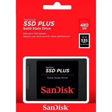 Imagem de SSD 480GB Sandisk Plus 2.5 Sata Sdssda-480g-g26 Sandisk
