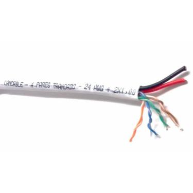 Imagem de Cabo De Rede C/ Alimentação Multi Câmeras 100m