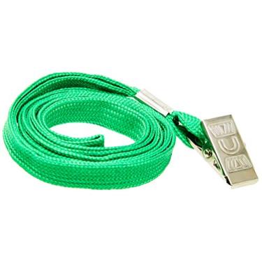 Imagem de Cordão para Crachá, Kit 211758, Verde, Pacote de 10