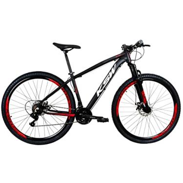 Imagem de Bicicleta Aro 29 KSW 24v Freio Hidraulico Câmbios Index - Preto/Vermelho 19