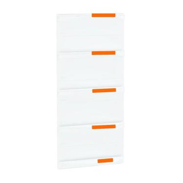 Imagem de Kit 5 Bandejas Para Gondola Canto 196 Flex 60 Branco Fx Lara