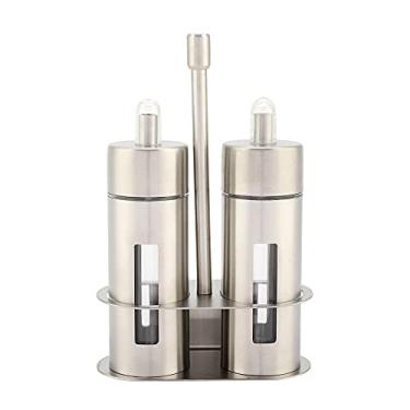 Imagem de Dispensador de óleo, aço inoxidável à prova de vazamento, pote de óleo de soja, vinagre, pote de tempero, utensílio de cozinha